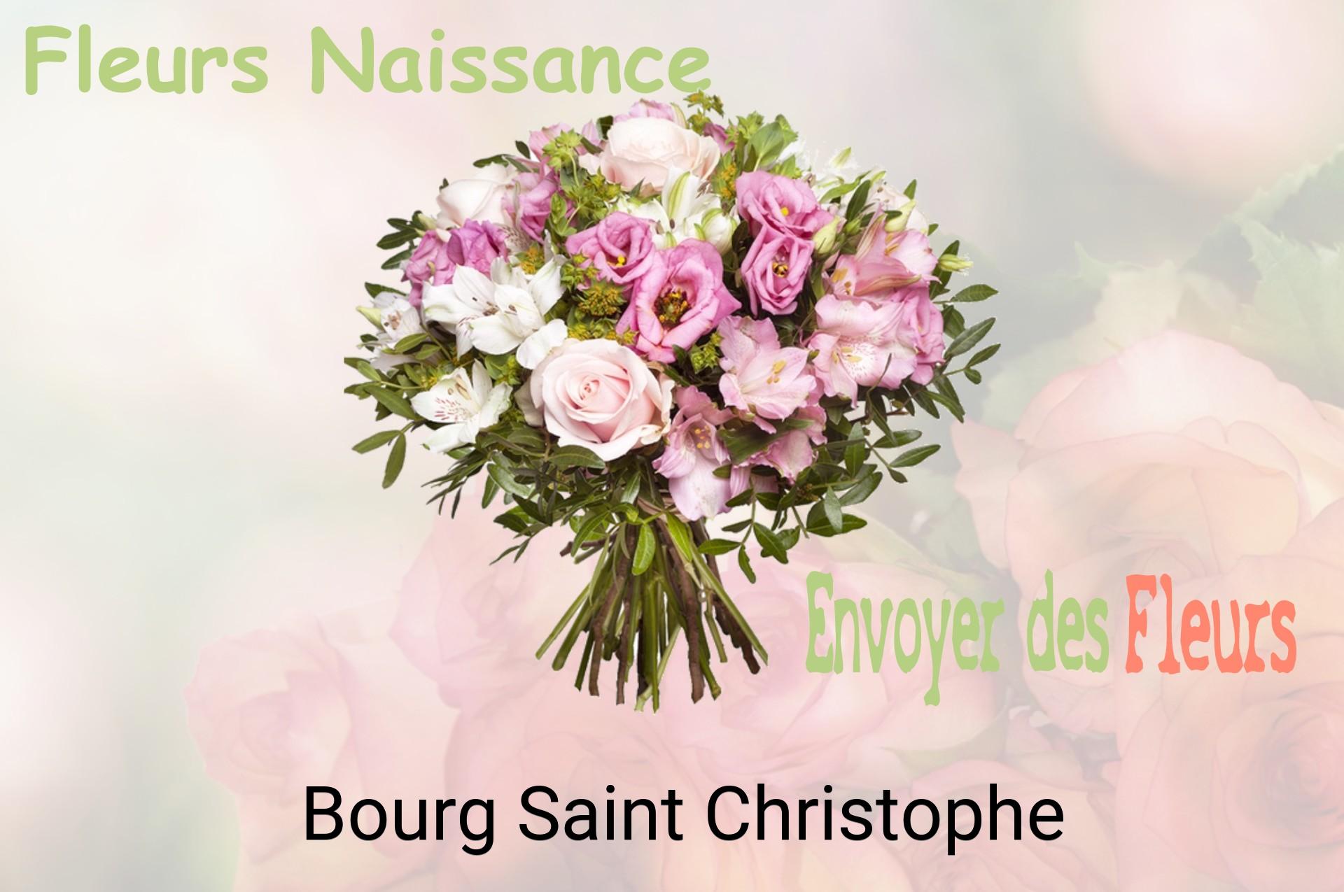 Bouquet de fleurs de naissance livré à Bourg-Saint-Christophe